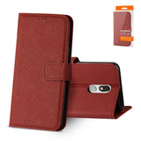 Reiko LG Stylo 5 3-in-1 Wallet Case in Red | MaxStrata