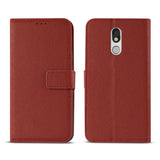 Reiko LG Stylo 5 3-in-1 Wallet Case in Red | MaxStrata