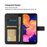 Reiko Samsung Galaxy A70 3-in-1 Wallet Case in Black