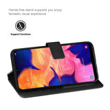 Reiko Samsung Galaxy A70 3-in-1 Wallet Case in Black