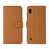 Reiko Samsung Galaxy A10 3-in-1 Wallet Case in Brown | MaxStrata