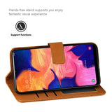 Reiko Samsung Galaxy A10 3-in-1 Wallet Case in Brown | MaxStrata