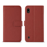 Reiko Samsung Galaxy A10 3-in-1 Wallet Case in Red | MaxStrata