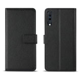 Reiko Samsung Galaxy A70 3-in-1 Wallet Case in Black | MaxStrata