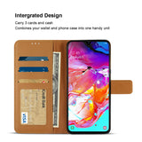 Reiko Samsung Galaxy A70 3-in-1 Wallet Case in Brown | MaxStrata