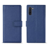 Reiko Samsung Galaxy Note 10 3-in-1 Wallet Case in Blue | MaxStrata