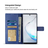 Reiko Samsung Galaxy Note 10 Plus 3-in-1 Wallet Case in Blue | MaxStrata