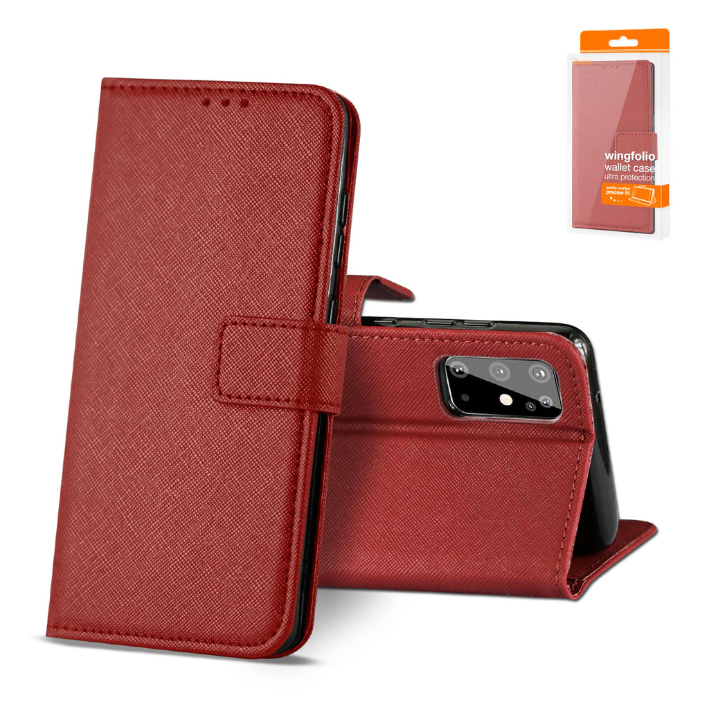 Reiko Samsung Galaxy S20 3-in-1 Wallet Case in Red | MaxStrata