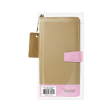 Reiko iPhone 6/ 6S Two Tone Super Wallet Case with Multiple Card Slots in Pink Gold | MaxStrata