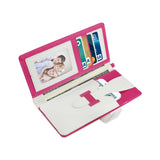 Reiko iPhone 6/ 6S Two Tone Super Wallet Case with Multiple Card Slots in White Hot Pink | MaxStrata