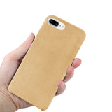 Reiko iPhone 8 Plus/ 7 Plus Fuzzy Fur Soft TPU Case in Camel | MaxStrata