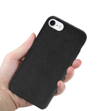 Reiko iPhone 7/8/SE2 Fuzzy Fur Soft TPU Case in Black | MaxStrata