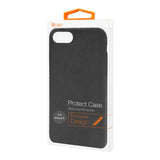 Reiko iPhone 7/8/SE2 Fuzzy Fur Soft TPU Case in Black | MaxStrata
