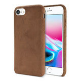 Reiko iPhone 7/8/SE2 Fuzzy Fur Soft TPU Case in Brown | MaxStrata