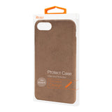 Reiko iPhone 7/8/SE2 Fuzzy Fur Soft TPU Case in Brown | MaxStrata