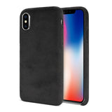 Reiko iPhone X/iPhone XS Fuzzy Fur Soft TPU Case in Black | MaxStrata