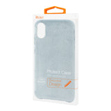 Reiko iPhone X/iPhone XS Fuzzy Fur Soft TPU Case in Gray | MaxStrata