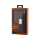 Reiko iPhone 6S Plus Genuine Leather RFID Wallet Case & Metal Buckle Belt in Umber | MaxStrata