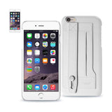 Reiko iPhone 6 Plus Genuine Leather Hand Strap Case in Ivory | MaxStrata