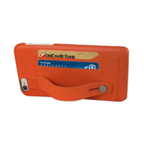 Reiko iPhone 6 Plus Genuine Leather Hand Strap Case in Tangerine | MaxStrata