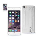 Reiko iPhone 6 Genuine Leather Hand Strap Case in Ivory | MaxStrata
