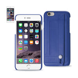 Reiko iPhone 6 Genuine Leather Hand Strap Case in Ultramarine | MaxStrata