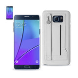 Reiko Samsung Galaxy Note 5 Genuine Leather Hand Strap Case in Ivory | MaxStrata