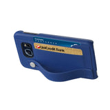 Reiko Samsung Galaxy Note 5 Genuine Leather Hand Strap Case in Ultramarine | MaxStrata