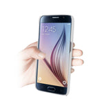 Reiko Samsung Galaxy S6 Genuine Leather Hand Strap Case in Ivory | MaxStrata
