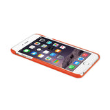 Reiko iPhone 6 RFID Genuine Leather Case Protection & Key Holder in Tangerine | MaxStrata