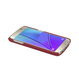 Reiko Samsung Galaxy Note 5 RFID Genuine Leather Case Protection & Key Holder in Burgundy | MaxStrata