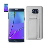 Reiko Samsung Galaxy Note 5 RFID Genuine Leather Case Protection & Key Holder in Ivory | MaxStrata