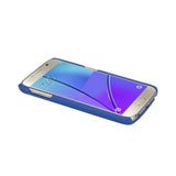 Reiko Samsung Galaxy Note 5 RFID Genuine Leather Case Protection & Key Holder in Ultramarine | MaxStrata