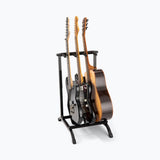 On-Stage Three-Space Foldable Multi-Guitar Rack (GS7361) | MaxStrata®