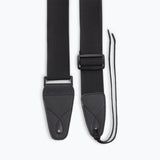 On-Stage Guitar Strap with Leather Ends (GSA10BK) | MaxStrata®