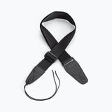 On-Stage Guitar Strap with Leather Ends (GSA10BK) | MaxStrata®