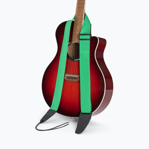 On-Stage Guitar Strap with Leather Ends (GSA10GE) | MaxStrata®