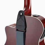 On-Stage Guitar Strap with Leather Ends (GSA10GR) | MaxStrata®