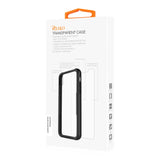 Reiko iPhone 7/8/SE2 Hard Glass TPU Case with Tempered Glass Screen Protector in Clear White | MaxStrata
