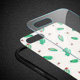 Reiko iPhone 8 Plus Hard Glass Design TPU Case with Cactus Design | MaxStrata