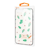 Reiko iPhone 8 Plus Hard Glass Design TPU Case with Cactus Design | MaxStrata