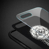 Reiko iPhone 8 Plus Hard Glass Design TPU Case with Dreamcatcher Design in Black | MaxStrata