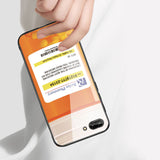 Reiko iPhone 8 Plus Hard Glass Design TPU Case with Pill Container | MaxStrata