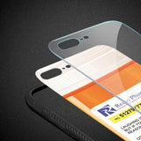 Reiko iPhone 8 Plus Hard Glass Design TPU Case with Pill Container | MaxStrata