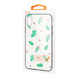 Reiko iPhone X/XS Hard Glass Design TPU Case with Cactus Design | MaxStrata