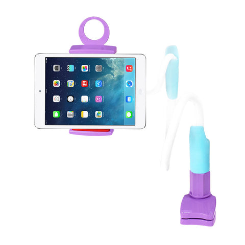 Reiko Universal Long Flexible Arms iPad / Tablet / Phone Holder in Purple | MaxStrata
