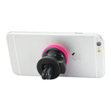 Reiko Universal Air Vent Magnetic Car Mount Phone Holder in Black Hot Pink