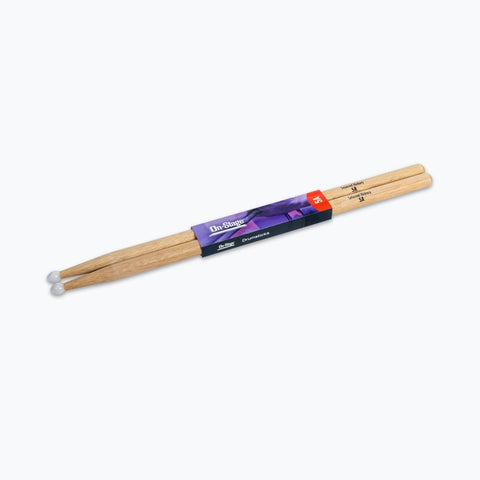 On-Stage Hickory Drum Sticks (5A, Nylon Tip, 12pr) (HN5A)