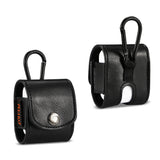Reiko Leather Case for AirPods in Black | MaxStrata