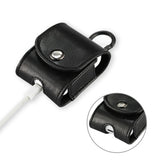 Reiko Leather Case for AirPods in Black | MaxStrata